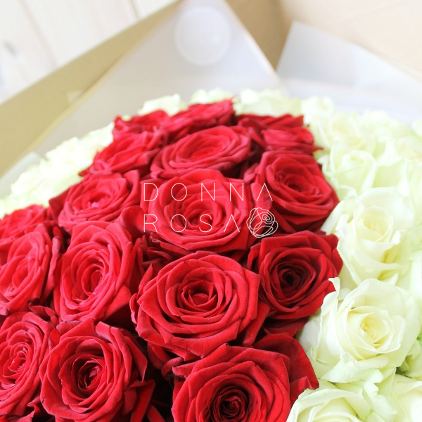 Букет "Сердце" из 101 розы