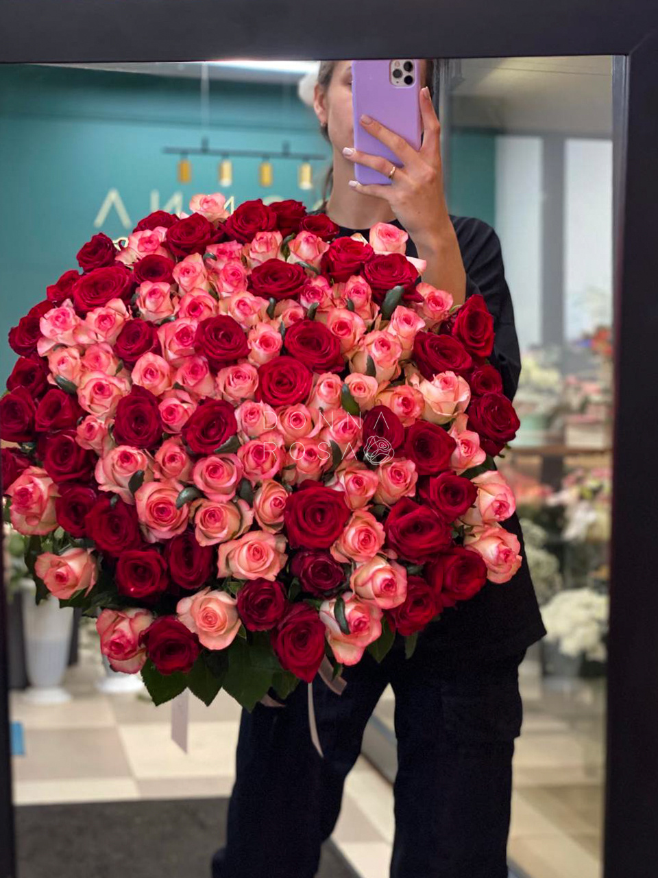 Букет из 101 розы Микс