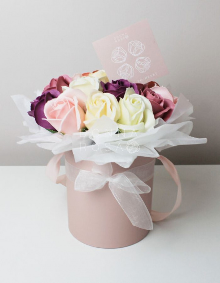 Композиция из мыльных роз 