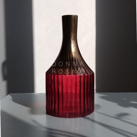 Ваза из цветного стекла №5