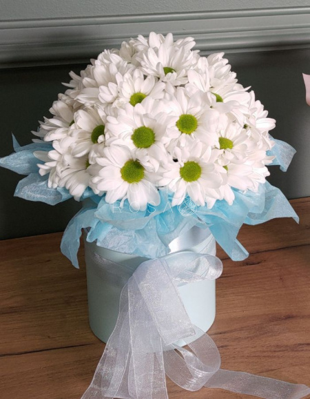 Композиция в коробке "Chamomile" Композиция в коробке "Chamomile"