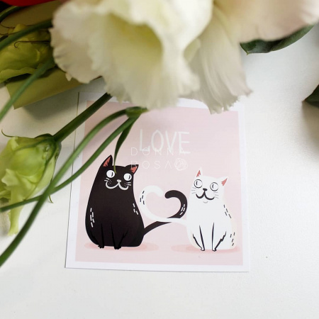 Карточка Я тебя люблю! 