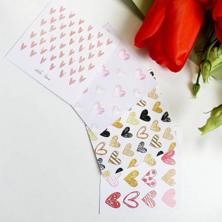 Карточка сердце 