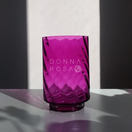 Ваза из цветного стекла №2