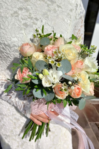 Свадебный букет  "Morning dew"