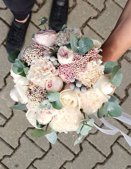 Свадебный букет "Mon amour"